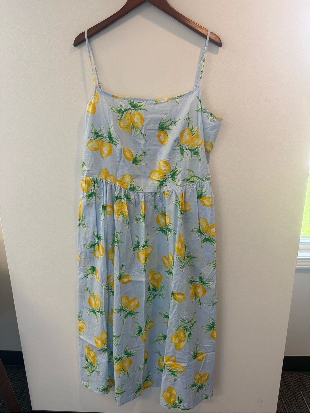 GAP Light Blue Lemon Print Sundress